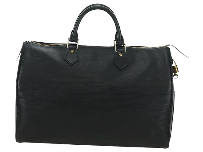 LOUIS VUITTON Borsa Epi Speedy 35 Nera M42992 LV Auth 178372SAV Nero - vista 13