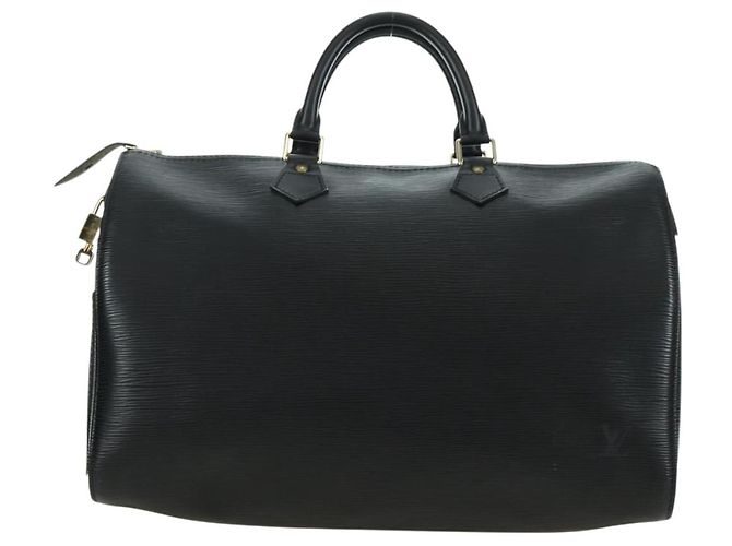 LOUIS VUITTON Borsa Epi Speedy 35 Nera M42992 LV Auth 178372SAV Nero - vista 2