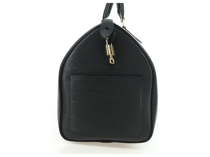 LOUIS VUITTON Borsa Epi Speedy 35 Nera M42992 LV Auth 178372SAV Nero - vista 3
