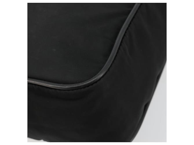 Borsa a tracolla PRADA Nylon Nero Argento Auth 179291 - vista 15