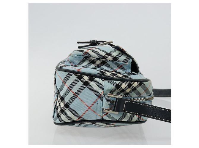 Borsa a tracolla BURBERRY Nova Check Blue Label Nylon Azzurro Light Silver Auth 181134 Argento Blu chiaro - vista 3