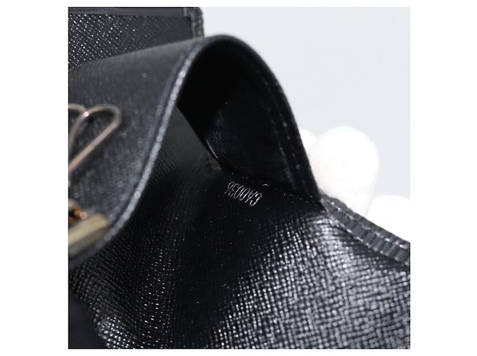 LOUIS VUITTON Epi Multicles 4 Key Case Black M63822 LV Auth am11665V Negro - vista 11
