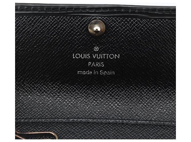 LOUIS VUITTON Epi Multicles 4 Key Case Black M63822 LV Auth am11665V Negro - vista 17