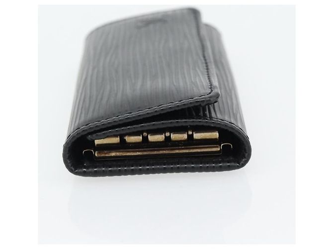LOUIS VUITTON Epi Multicles 4 Key Case Black M63822 LV Auth am11665V Negro - vista 3