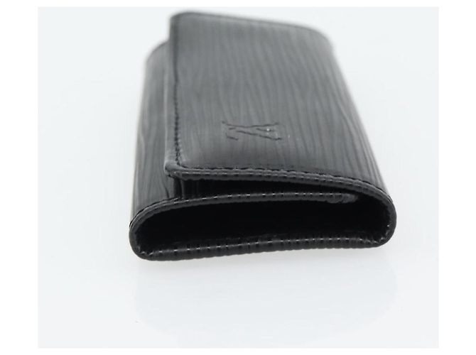 LOUIS VUITTON Epi Multicles 4 Key Case Black M63822 LV Auth am11665V Negro - vista 4