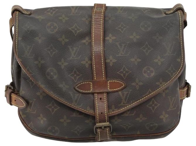 LOUIS VUITTON Borsa a Spalla Monogram Saumur 30 M42256 LV Auth 180794 Monogramma - vista 13