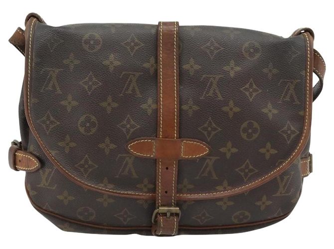 LOUIS VUITTON Borsa a Spalla Monogram Saumur 30 M42256 LV Auth 180794 Monogramma - vista 2