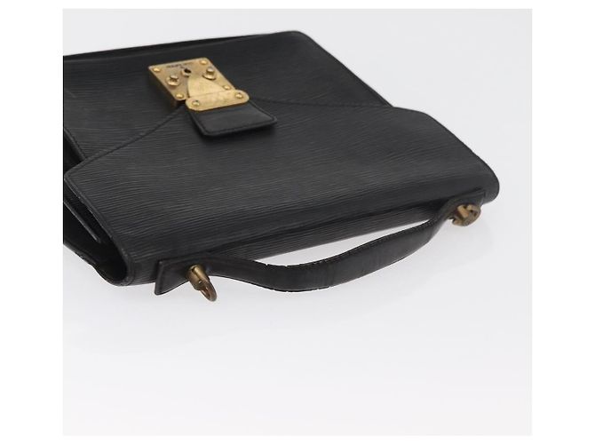 LOUIS VUITTON Epi Monceau 28 Hand Bag Black M52122 LV Auth bs35160 Nero - vista 14