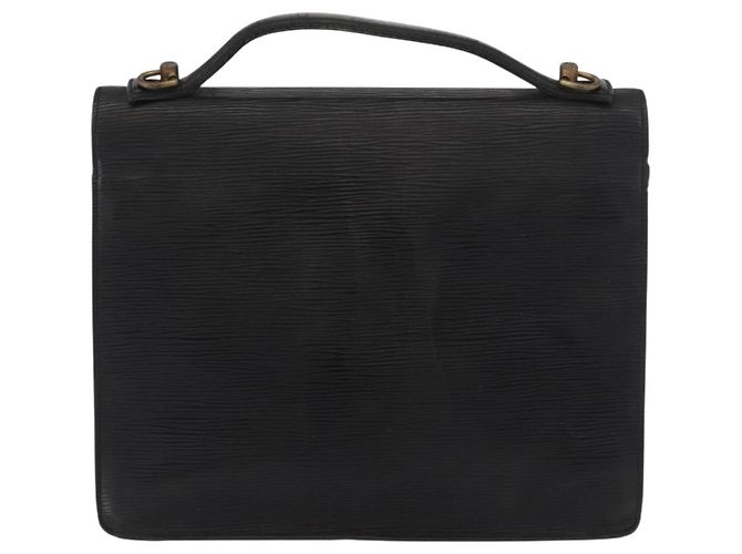 LOUIS VUITTON Epi Monceau 28 Hand Bag Black M52122 LV Auth bs35160 Nero - vista 2