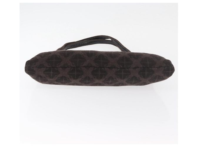 BOTTEGA VENETA Schultertasche Baumwolle Braun Auth bs35278 - Ansicht 5