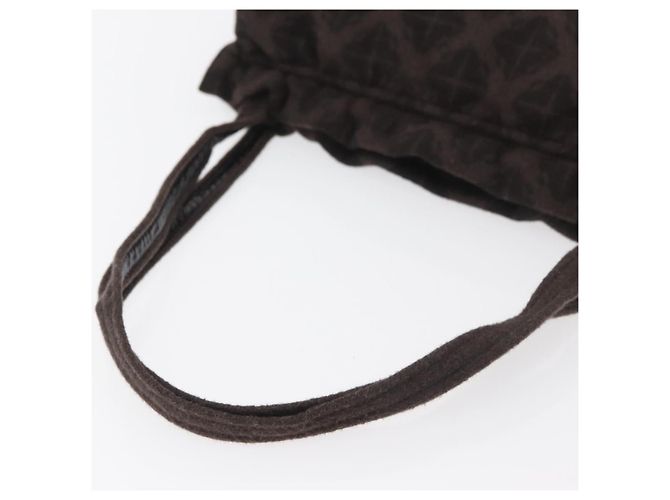 BOTTEGA VENETA Schultertasche Baumwolle Braun Auth bs35278 - Ansicht 7