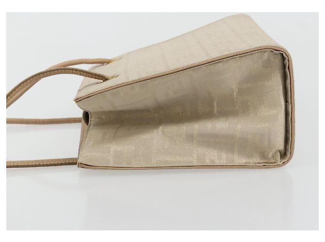 FENDI Zucca Canvas Tote Bag Beige Auth 181178 - Ansicht 4