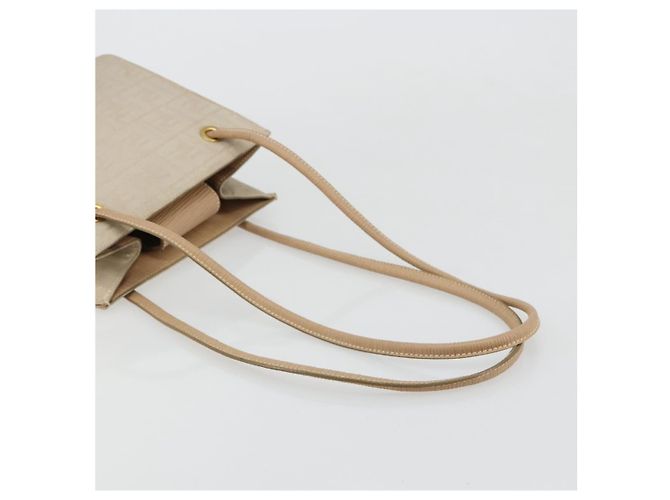 FENDI Zucca Canvas Tote Bag Beige Auth 181178 - Ansicht 7