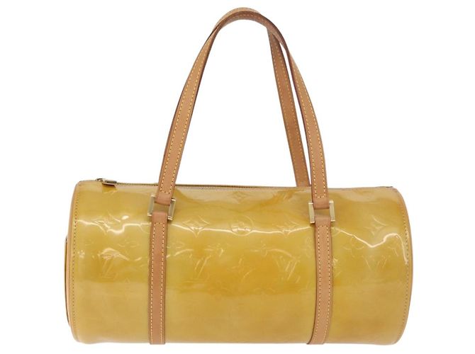 LOUIS VUITTON Monogram Vernis Bedford Hand Bag Beige M91006 LV Auth 180618 - vista 13