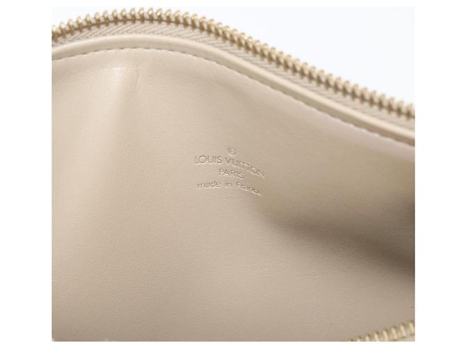 LOUIS VUITTON Monogram Vernis Bedford Hand Bag Beige M91006 LV Auth 180618 - vista 17