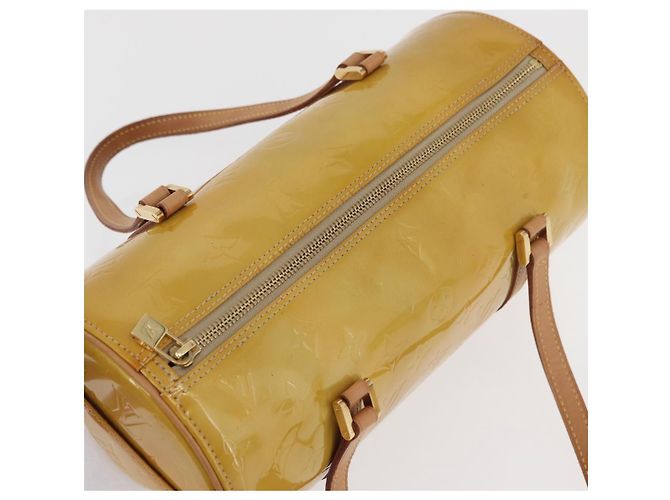 LOUIS VUITTON Monogram Vernis Bedford Hand Bag Beige M91006 LV Auth 180618 - vista 6
