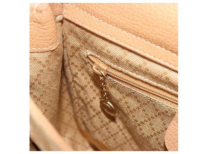 GUCCI Bamboo Handtasche Wildleder 2way Beige Gold 000 1364 0316 Auth 181173 Golden - Ansicht 21