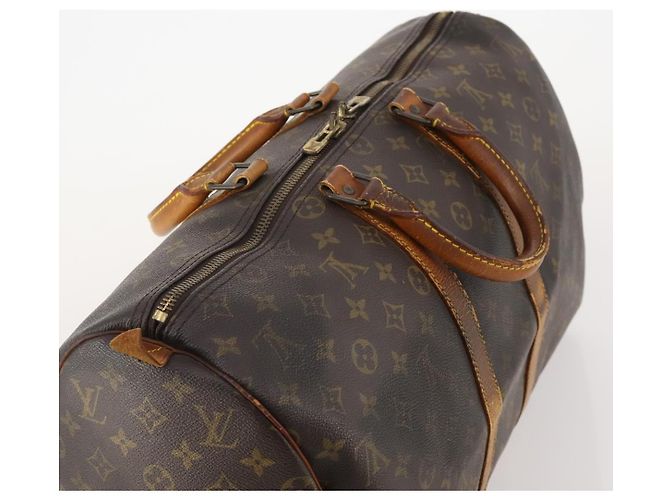 LOUIS VUITTON Borsa Boston Monogram Keepall 45 M41428 LV Auth 179405 Monogramma - vista 6