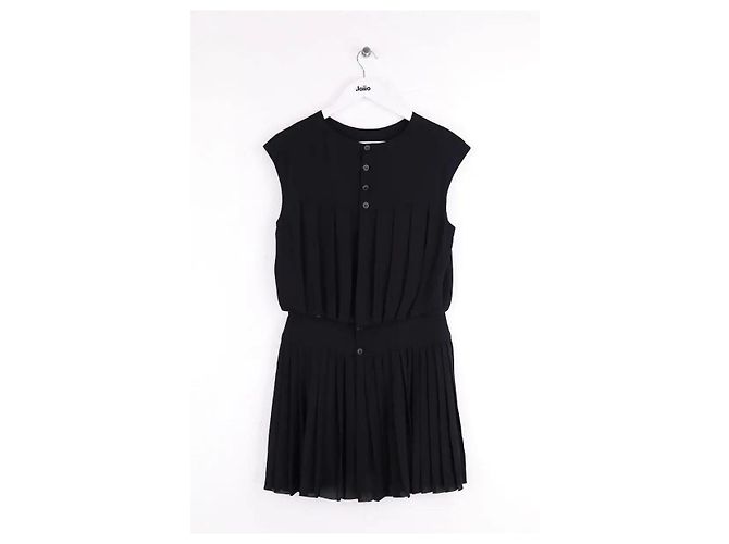 Vestido Chanel de seda negro - vista 3