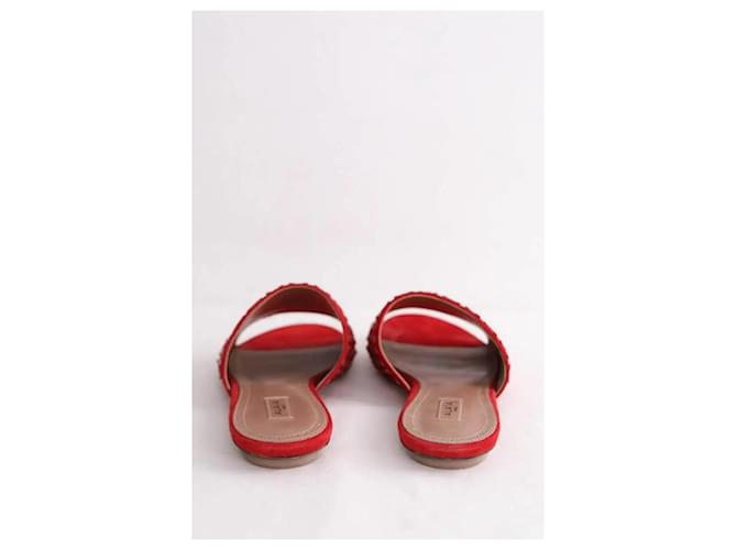Alaïa Sandali rossi Rosso - vista 2