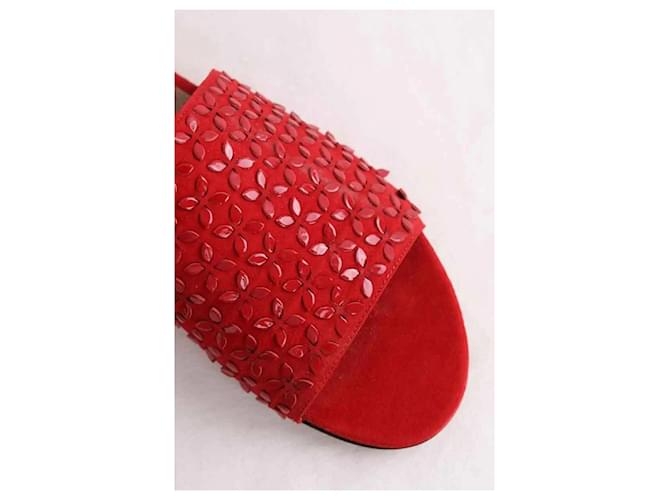 Alaïa Sandali rossi Rosso - vista 4
