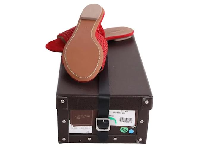 Alaïa Sandali rossi Rosso - vista 6