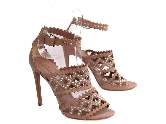 Alaïa Tacchi beige - vista 3