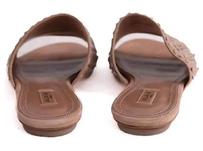 Alaïa Sandali beige - vista 2