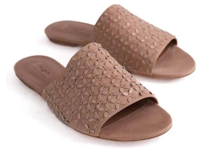 Alaïa Sandali beige - vista 3