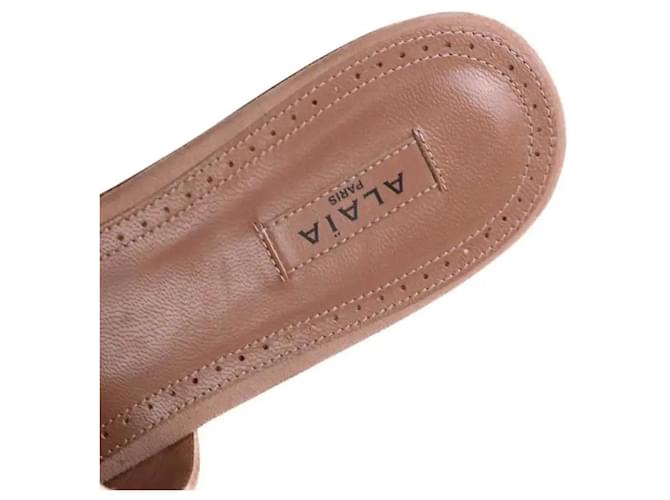 Alaïa Sandali beige - vista 5