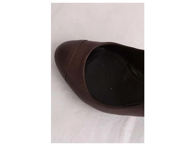 Chanel Tacchi marroni Marrone - vista 6