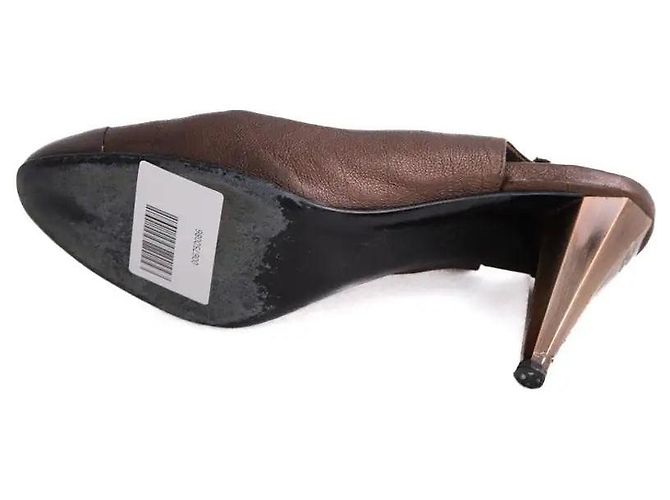Chanel Tacchi marroni Marrone - vista 7