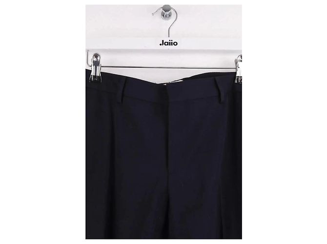 Saint Laurent Pantalones rectos azul marino - vista 2