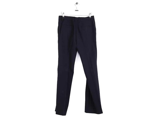 Saint Laurent Pantalones rectos azul marino - vista 3