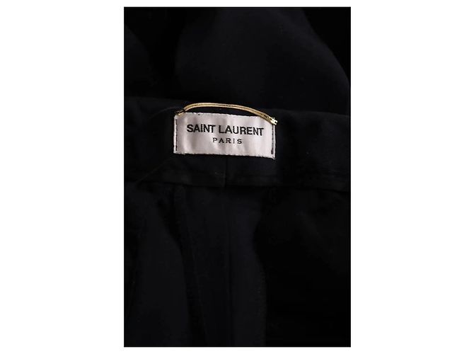 Saint Laurent Pantalones rectos azul marino - vista 5