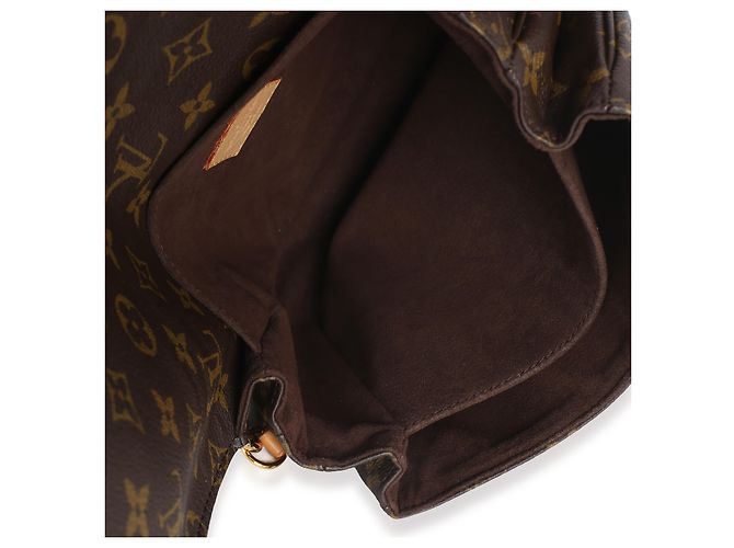 Louis Vuitton Pochette Metis in tela Monogram Marrone - vista 5