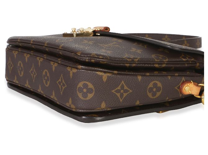 Louis Vuitton Pochette Metis in tela Monogram Marrone - vista 6