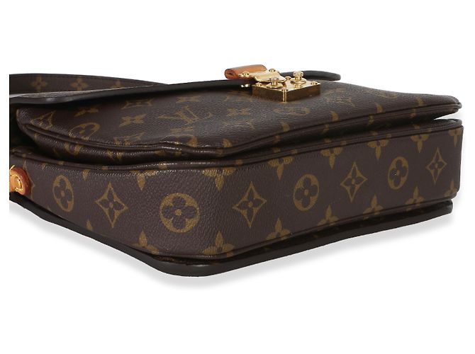 Louis Vuitton Pochette Metis in tela Monogram Marrone - vista 7