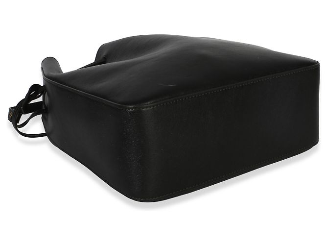 Piccola borsa bucket in pelle di vitello nera Saint Laurent Nero - vista 7