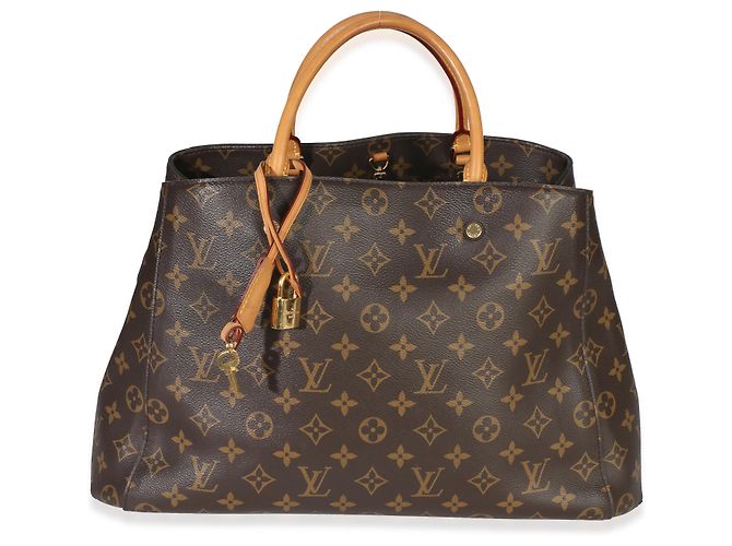 Louis Vuitton Monogram Canvas Montaigne GM Marrone - vista 8