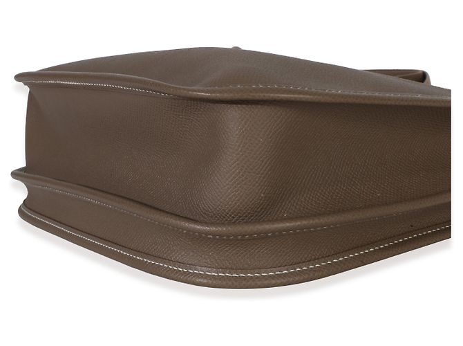 Hermès Etoupe Epsom Evelyne III PM 29 PHW Marrone - vista 6