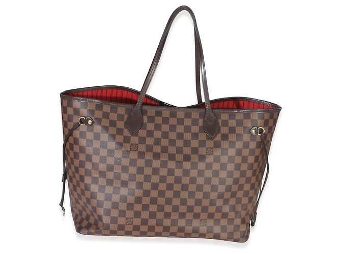 Louis Vuitton Damier Ebene Canvas Neverfull GM Marrone - vista 2