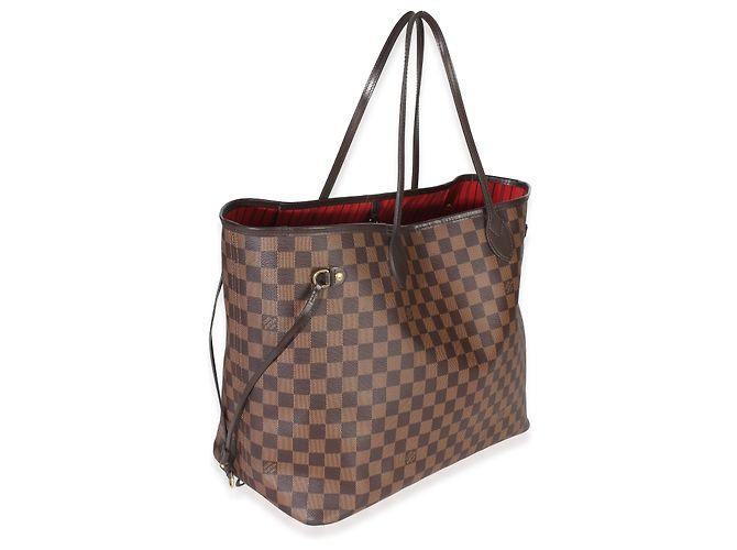 Louis Vuitton Damier Ebene Canvas Neverfull GM Marrone - vista 4