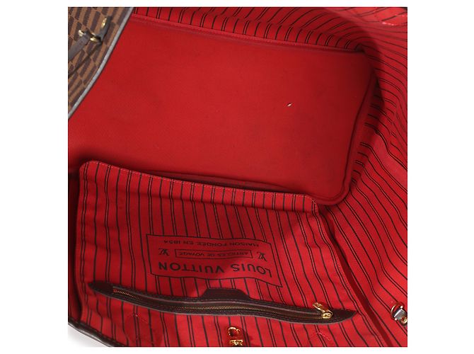 Louis Vuitton Damier Ebene Canvas Neverfull GM Marrone - vista 5