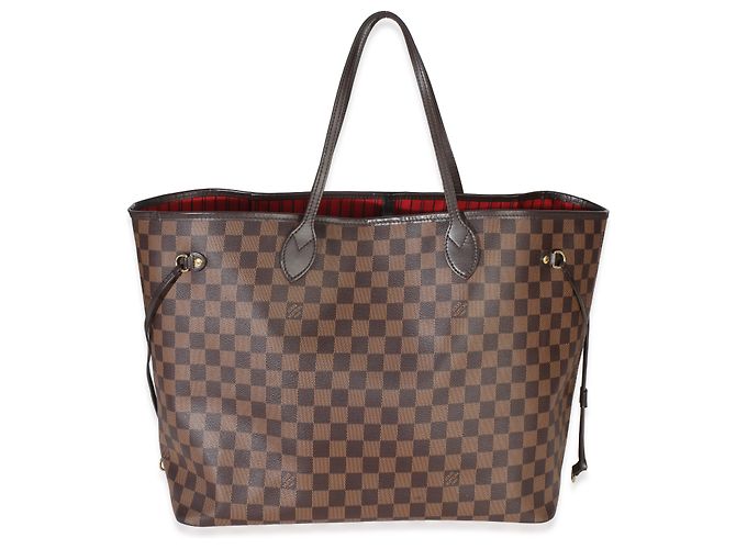 Louis Vuitton Damier Ebene Canvas Neverfull GM Marrone - vista 8