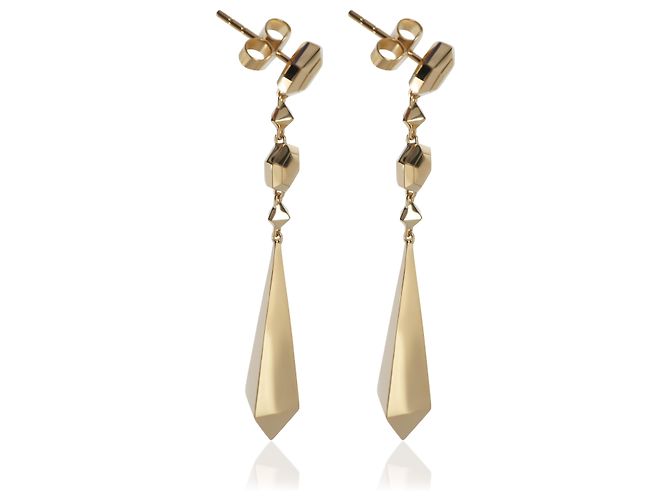 Orecchini Modern Renaissance in oro giallo David Yurman - vista 3
