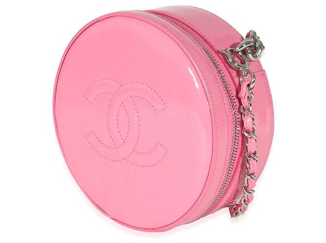Chanel Pink Glazed Calfskin Round As Earth Bag - view 3