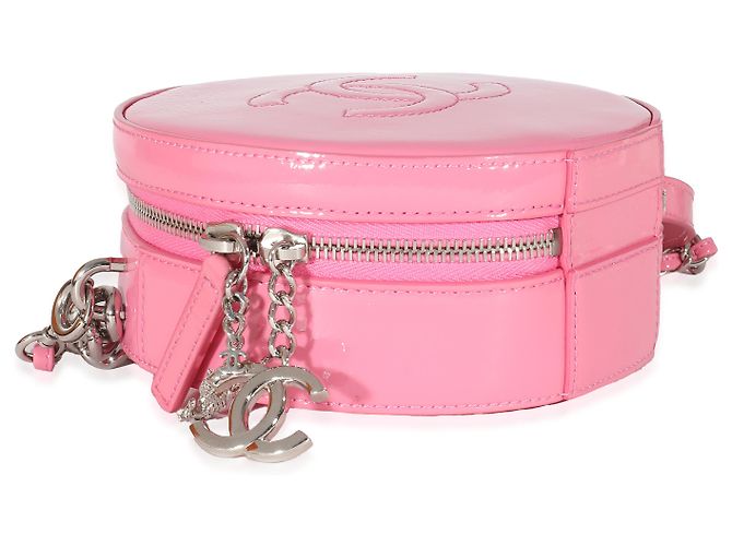 Chanel Pink Glazed Calfskin Round As Earth Bag - view 5
