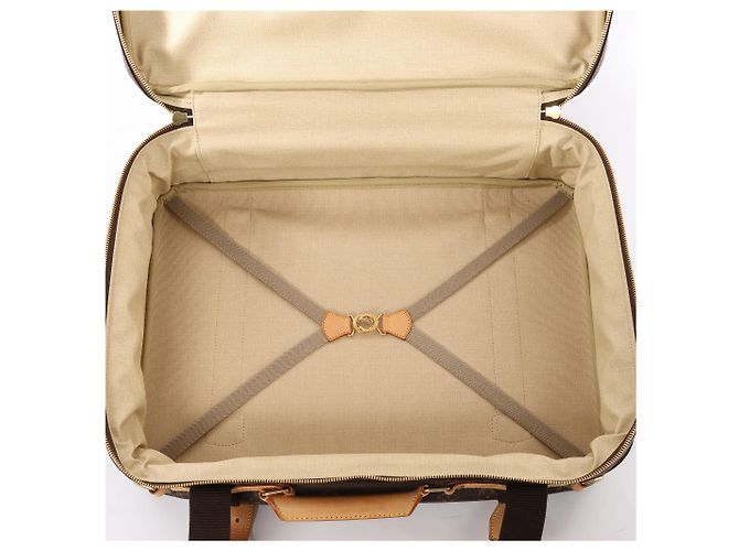 Borsa da viaggio Louis Vuitton Satellite 50 in tela Monogram marrone Beige - vista 10