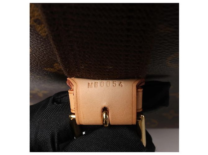 Borsa da viaggio Louis Vuitton Satellite 50 in tela Monogram marrone Beige - vista 11